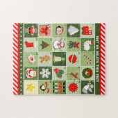Puzzle Calendrier de l'Avent de Noël (Horizontal)