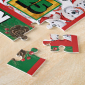Puzzle Calendrier de l'Avent de Noël Alaskan Dog Countdow (Côté)