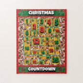 Puzzle Calendrier de l'Avent de Noël du chien Airedale (Vertical)