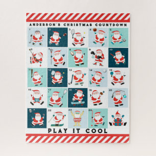 Puzzle Calendrier de l'Avent de Noël Sports