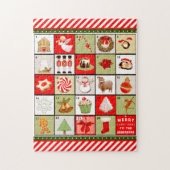 Puzzle Calendrier de Noël (Vertical)