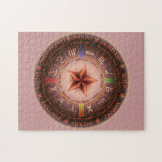 Puzzle calendrier païen (Horizontal)