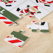 Puzzle calendrier personnalisé de l'Avent de Noël (Côté)