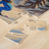 Puzzle Calgary Alberta Canada Souvenirs de ski 1950 (Côté)