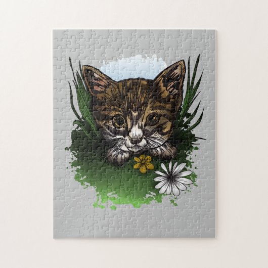 Puzzle Calico Kitty (Vertical)
