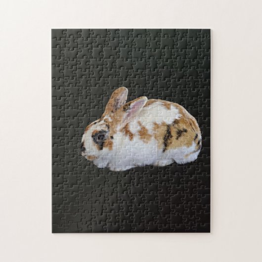Puzzle Calico Rabbit (Vertical)