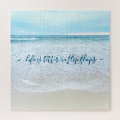 Puzzle California Beach Vient Mieux En Flip Flops (Vertical)