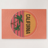 Puzzle California Cute Design Idées Cadeau Coucher de sol (Horizontal)