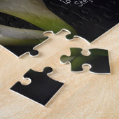 Puzzle Calla ment sur un arrière - plan sombre (Côté)