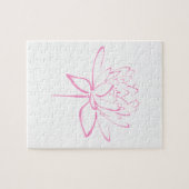 Puzzle Calligraphie Lotus (Rose) (Horizontal)