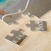 Puzzle Calligraphie Love Photo Mariage (Côté)