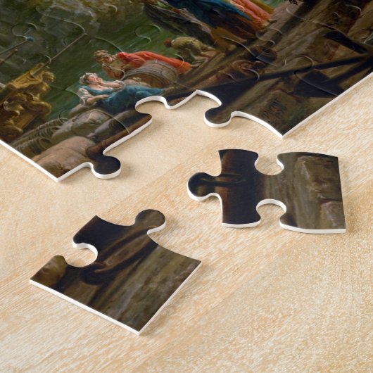 Puzzle Calm at a Mediterranean Port Claude-Joseph Vernet (Côté)