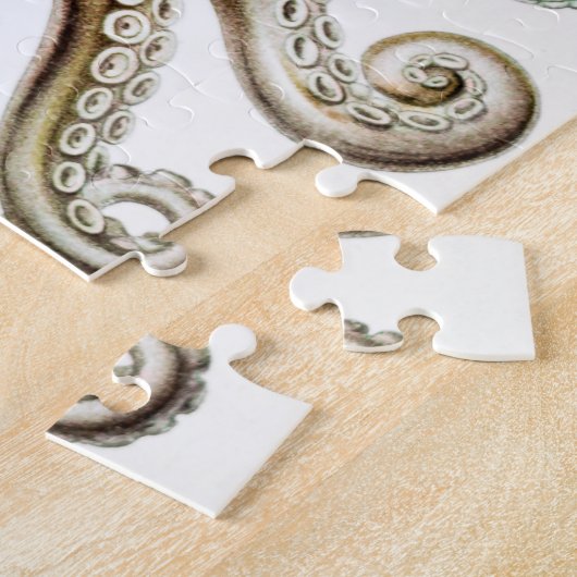 Puzzle Calmar de poulpe, Gamochonia par Ernst Haeckel (Côté)