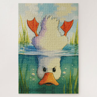 Puzzle Calme en surface, détermination en dessous – Canar