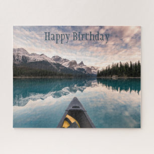 Puzzle Calme Lac paisible Bateau Anniversaire