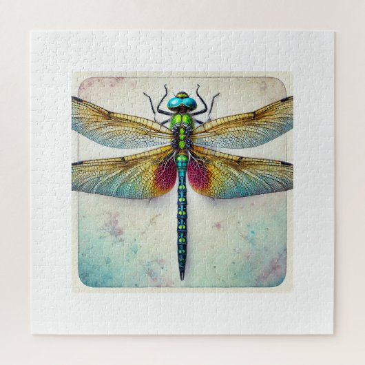 Puzzle Calophlebia Dragonfly 050824IREF242 - Watercolor (Vertical)