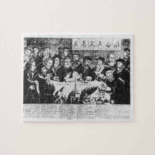 Puzzle Calvin et Luther (gravure) (Horizontal)