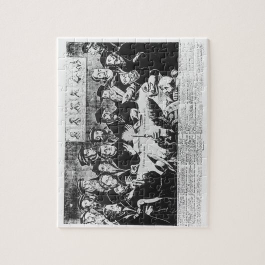 Puzzle Calvin et Luther (gravure) (Vertical)
