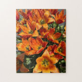 Puzzle Calypso Tulipe Orange Clair (Vertical)