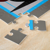 Puzzle Camaro rouge Vintage (Côté)