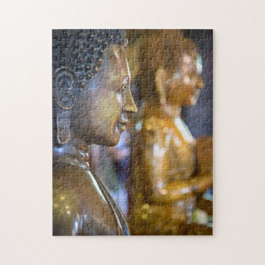 Puzzle Cambodge, Phnom Penh. Statues de Bouddha (Vertical)