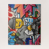 Puzzle cambrioleur de dessin animé (Vertical)