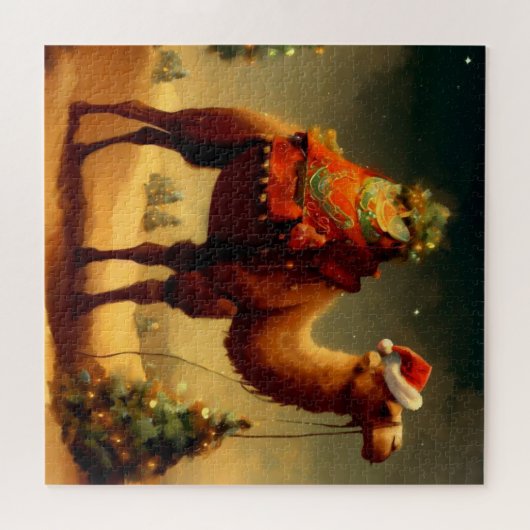 Puzzle Camel de Noël (1) (Horizontal)