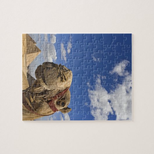 Puzzle Camel devant les pyramides de Gizeh, Egypte, (Horizontal)
