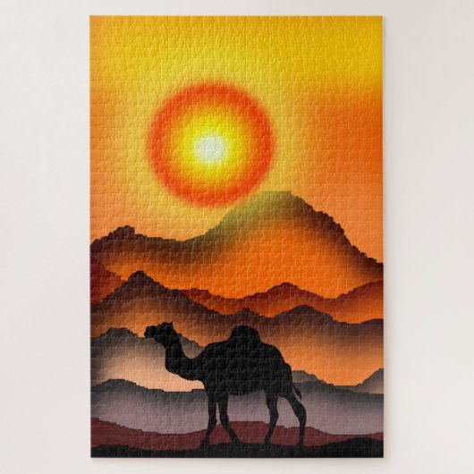Puzzle Camel Jigsaw (Vertical)