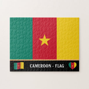 Puzzle Cameroun Drapeau et Cameroun / Cameroun
