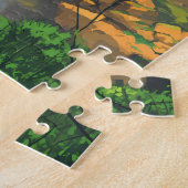 Puzzle Cameroun Illustration Voyage Art Vintage (Côté)