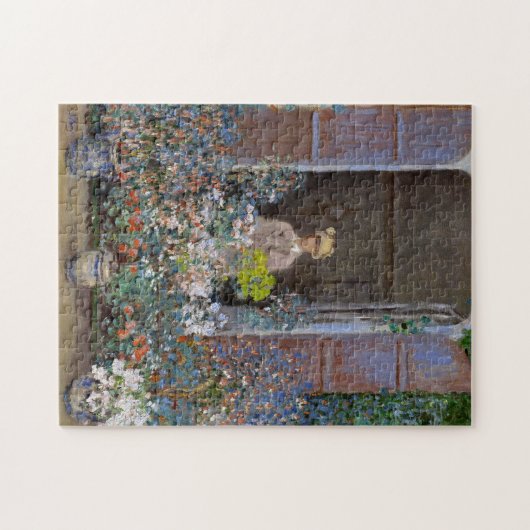 Puzzle Camille Monet à Window Monet Fine Art (Horizontal)