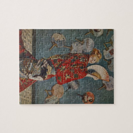 Puzzle Camille Monet en costume japonais par Claude Monet (Horizontal)