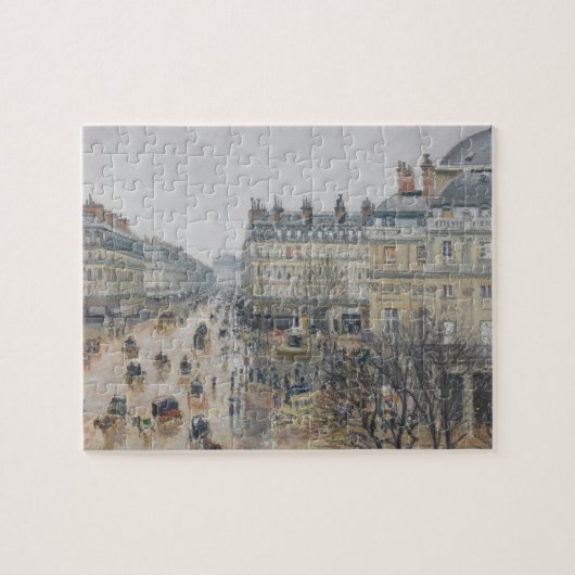 Puzzle Camille Pissarro | Place du Theatre Francais, Pari (Horizontal)