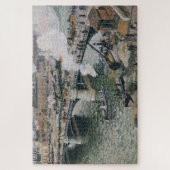Puzzle Camille Pissarro Pont Boieldieu à Rouen Peinture (Vertical)