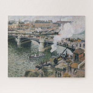 Puzzle Camille Pissarro Pont Boieldieu à Rouen Peinture