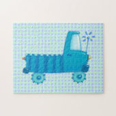 Puzzle Camion bleu (Horizontal)