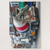 Puzzle Camion de bétonnière, Angleterre (Vertical)