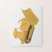 Puzzle Camion de construction Bulldozer (Vertical)