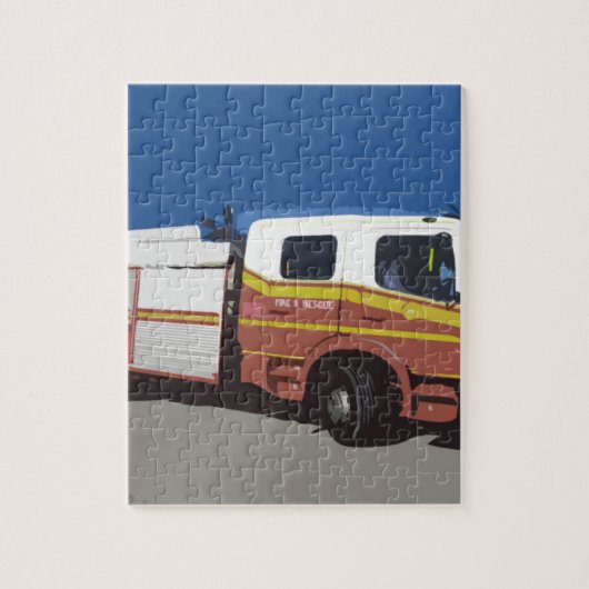 Puzzle Camion de pompiers (Vertical)
