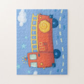 Puzzle Camion de pompiers (Vertical)