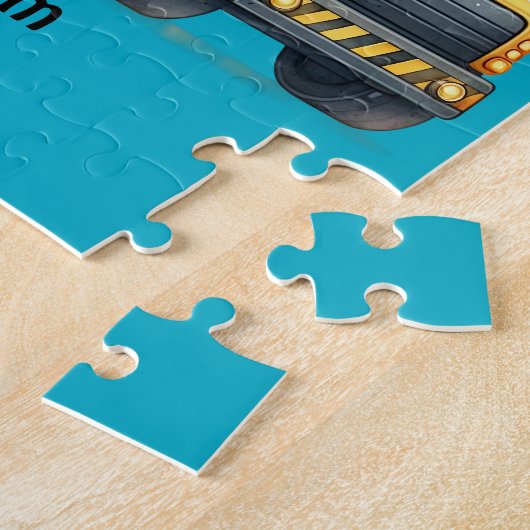Puzzle Camion de vidange personnalisé (Côté)
