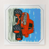 Puzzle Camion Red Monster (Horizontal)