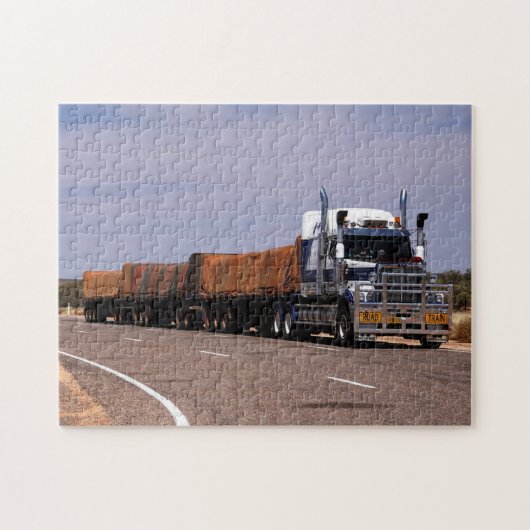 Puzzle Camion Road Train Australie Lasseter Highway (Horizontal)