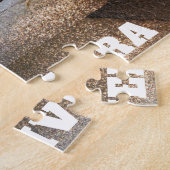 Puzzle Camion vintage de collecte rouge (Côté)