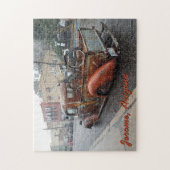 Puzzle Camion vintage et bicyclette en Jerome, Arizona (Vertical)