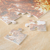 Puzzle Camion vintage Junk rouge et orange (Côté)