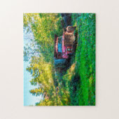 Puzzle Camionnette ancienne Vermont. (Vertical)