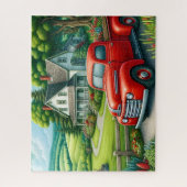 Puzzle Camionnette de Ferme Vintage (Vertical)