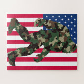 Puzzle Camo Bigfoot Sasquatch (Horizontal)
